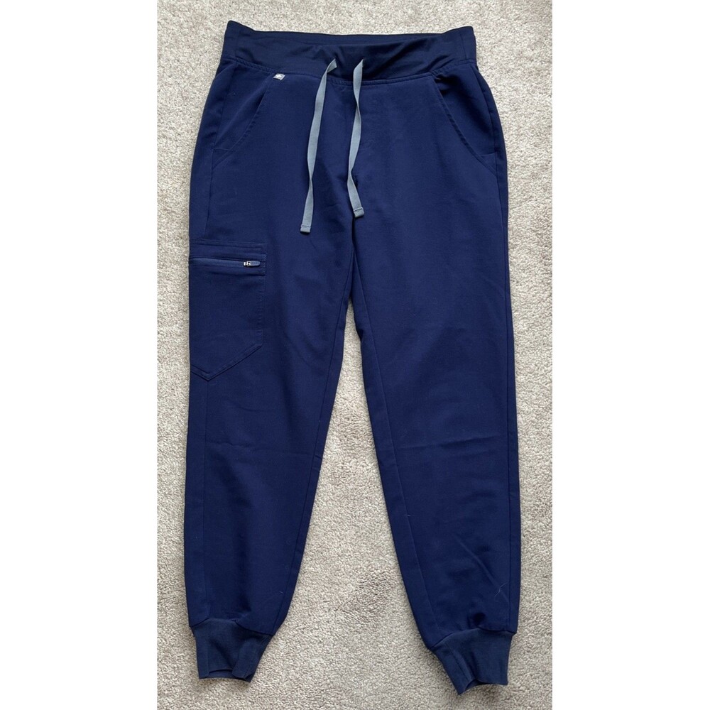 FIGS Zamora Jogger Scrub Pants Womens XS/P Petite Navy Healthcare Work Nurse